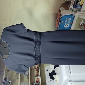 Ladies evening dress. Never worn. Beautiful sequins at waistline. Zipper in back